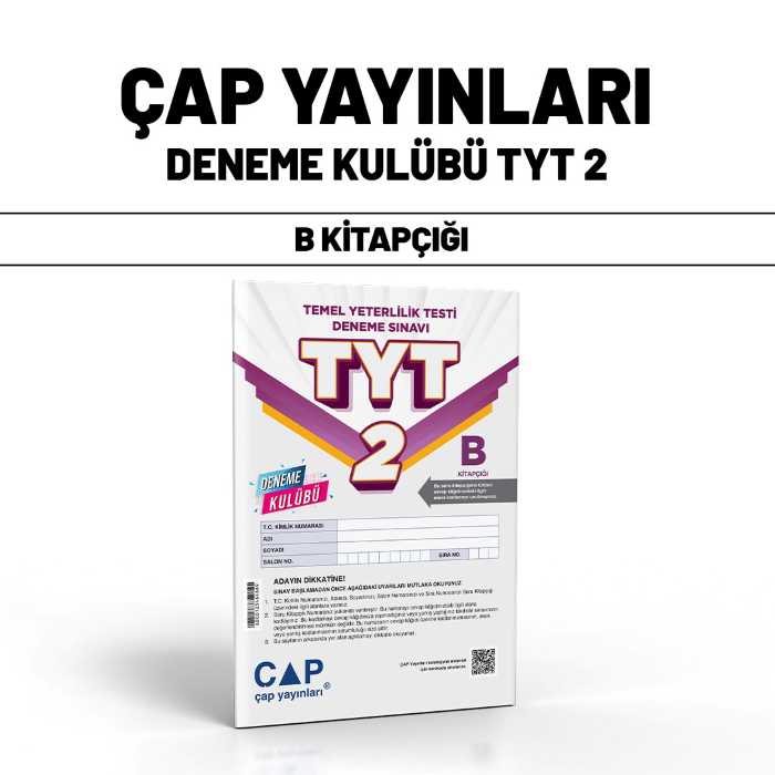 ÇAP TYT DENEME KULÜBÜ SNV 2-B - 24-25